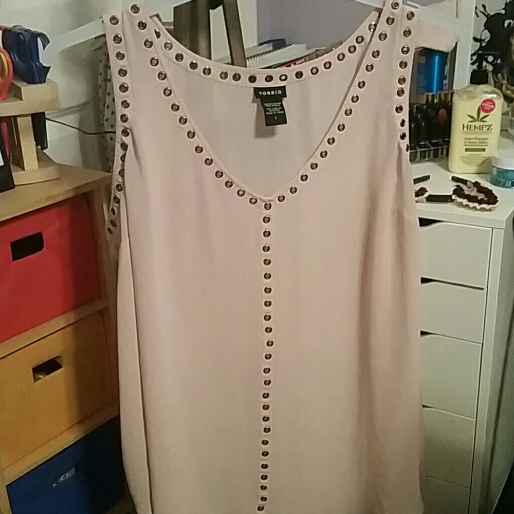 Sheer tank top
